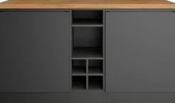 KOCHSTATION Kücheninsel »KS-Bruneck, Breite 153 cm« MDF-Fronten, Arbeitsplatte 38mm stark