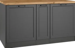 KOCHSTATION Kücheninsel »KS-Lana, Breite 153 cm« MDF-Fronten, Arbeitsplatte 38mm stark