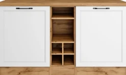 KOCHSTATION Kücheninsel »KS-Lana, Breite 153 cm« MDF-Fronten, Arbeitsplatte 38mm stark