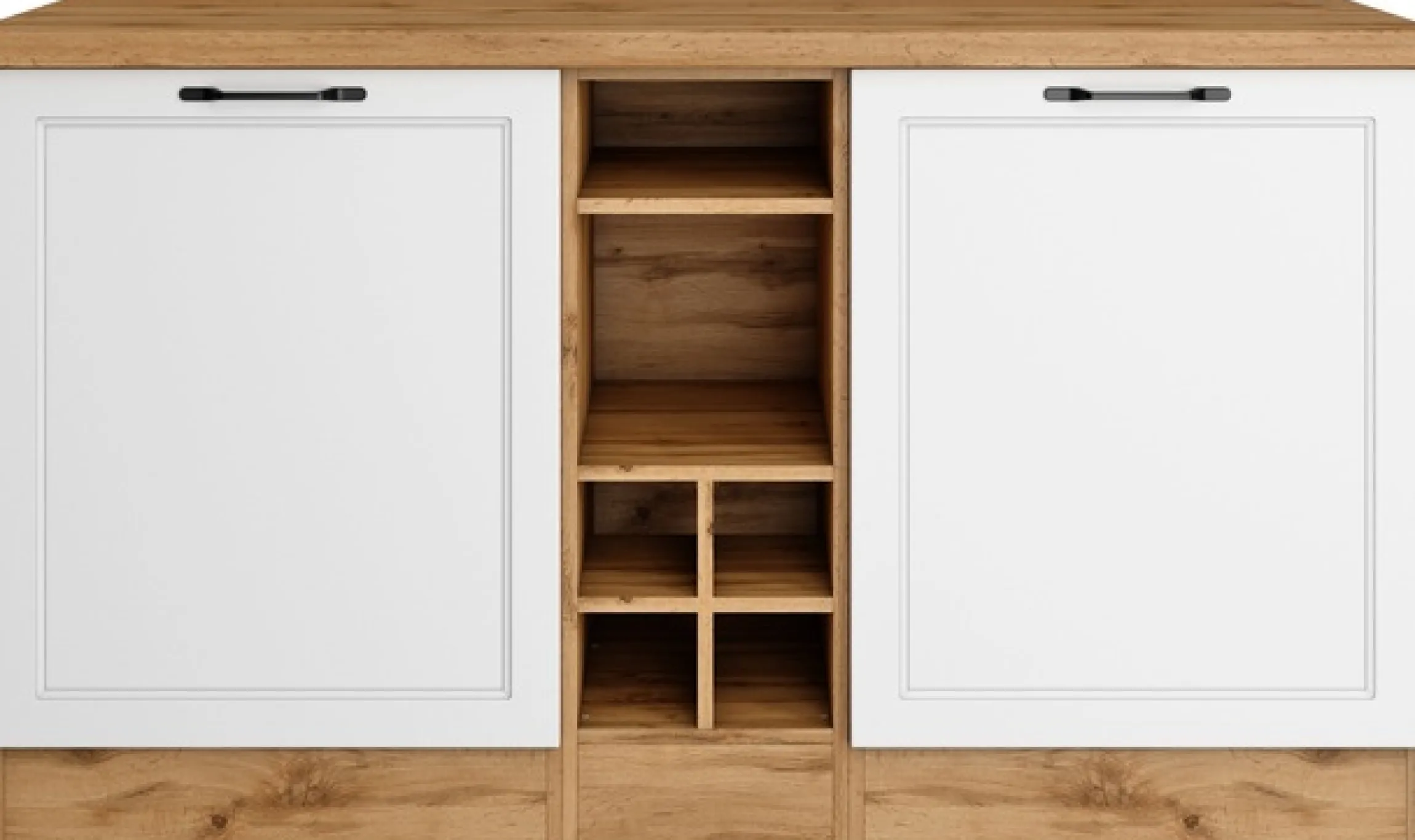 KOCHSTATION Kücheninsel »KS-Lana, Breite 153 cm« MDF-Fronten, Arbeitsplatte 38mm stark
