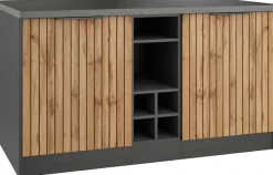 KOCHSTATION Kücheninsel »KS-Lagos« Kücheninsel 153/100 cm, mit höhenverstellbaren Möbelfüßen