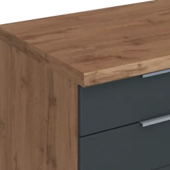 KOCHSTATION Kücheninsel »KS-Luhe, Breite 153 cm, mit Flaschenregal« MDF-Fronten, Arbeitsplatte 38mm stark