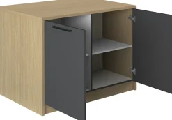 KOCHSTATION Kücheninsel »KS-Luna« Breite 115 cm, 2 Türen, 4 Innenfächer, 2 Essplätze, gedämpfte Türen