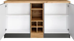 KOCHSTATION Kücheninsel »KS-Milan« Stellmaß 153/100 cm, viel Stauraum, Lebensmittelpunkt: Küche