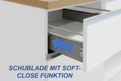 KOCHSTATION Kücheninsel »Sole,Kochinsel,Küchenarbeitsblock,Inselküche,Arbeitsinsel« Breite 200 cm mit 4 Türen,4 Schubkästen, Aluminiumgriff