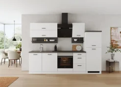 KOCHSTATION Küchenzeile »Betty« Breite 280 cm, mit E-Geräten von Bauknecht