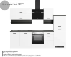 KOCHSTATION Küchenzeile »Betty« Breite 280 cm, mit E-Geräten von Bauknecht