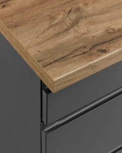 KOCHSTATION Küchenzeile »KS-Bruneck« 300 cm breit, Ceran-oder Induktionskochfeld, hochwertige MDF-Fronten