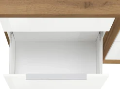 KOCHSTATION Küchenzeile »KS-Brindisi Breite 270 cm« wahlweise mit E-Geräten und Induktion, mit MDF-Fronten und Regal