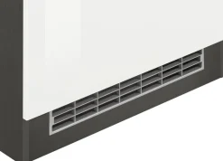 KOCHSTATION Küchenzeile »KS-Brindisi« Breite 280 cm, wahlweise mit E-Geräten, mit MDF-Fronten und Regal