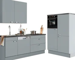 KOCHSTATION Küchenzeile »KS-Cara« mit Vollauszügen und Soft-Close-Funktion,Breite 320 cm