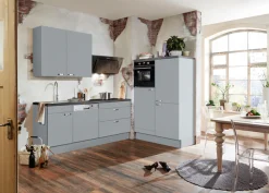 KOCHSTATION Küchenzeile »KS-Cara« mit Vollauszügen und Soft-Close-Funktion,Breite 320 cm