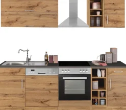 KOCHSTATION Küchenzeile »KS-Colmar« ohne E-Geräte, Breite 240 cm