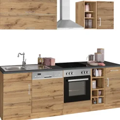 KOCHSTATION Küchenzeile »KS-Colmar« ohne E-Geräte, Breite 240 cm
