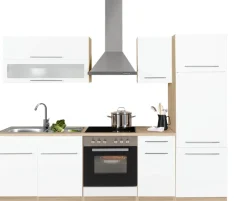 KOCHSTATION Küchenzeile »KS-Eton« ohne E-Geräte, Breite 270 cm