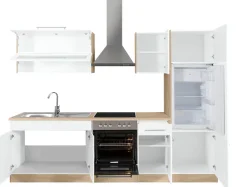 KOCHSTATION Küchenzeile »KS-Eton« ohne E-Geräte, Breite 270 cm