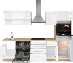 KOCHSTATION Küchenzeile »KS-Eton« ohne E-Geräte, Breite 270 cm