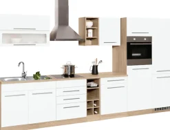 KOCHSTATION Küchenzeile »KS-Eton« mit E-Geräten, Breite 360 cm