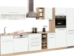 KOCHSTATION Küchenzeile »KS-Eton« mit E-Geräten, Breite 360 cm