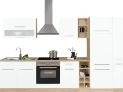 KOCHSTATION Küchenzeile »KS-Eton« ohne E-Geräte, Breite 330 cm