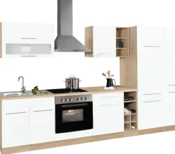 KOCHSTATION Küchenzeile »KS-Eton« ohne E-Geräte, Breite 330 cm