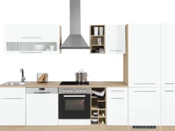 KOCHSTATION Küchenzeile »KS-Eton« ohne E-Geräte, Breite 330 cm