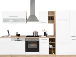 KOCHSTATION Küchenzeile »KS-Eton« ohne E-Geräte, Breite 330 cm
