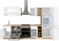 KOCHSTATION Küchenzeile »KS-Eton« ohne E-Geräte, Breite 330 cm