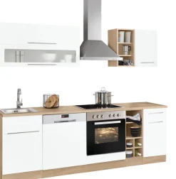 KOCHSTATION Küchenzeile »KS-Eton« ohne E-Geräte, Breite 240 cm