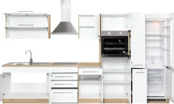 KOCHSTATION Küchenzeile »KS-Eton« ohne E-Geräte, Breite 360 cm