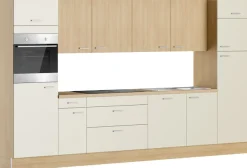 KOCHSTATION Küchenzeile »KS-Lucy wahlweise mit Induktionskochfeld mit integriertem Dunstabzug« Breite 360 cm, Soft-Close, inkl. Zubehör, wahlweise mit E-Geräten