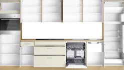 KOCHSTATION Küchenzeile »KS-Lucy wahlweise mit Induktionskochfeld mit integriertem Dunstabzug« Breite 360 cm, Soft-Close, inkl. Zubehör, wahlweise mit E-Geräten