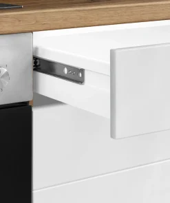 KOCHSTATION Küchenzeile »KS-Luhe« 300 cm breit, wahlweise mit oder ohne E-Geräten, gefräste MDF-Fronten