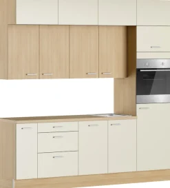 KOCHSTATION Küchenzeile »KS-Lucy« Breite 240 cm, Soft-Close, inkl. Zubehör, wahlweise mit Geschirrspüler