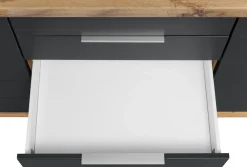 KOCHSTATION Küchenzeile »KS-Luhe« 360 cm breit, wahlweise mit oder ohne E-Geräten, gefräste MDF-Fronten