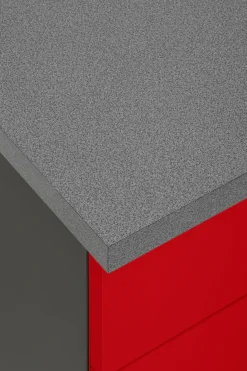 KOCHSTATION Küchenzeile »KS-Paris – Küchen mit einzigartigen Fotomotiven auf den Fronten« Breite 390 cm, wahlweise mit E-Geräten und Induktion