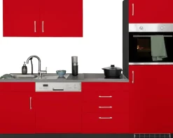 KOCHSTATION Küchenzeile »KS-Paris« Breite 230 cm, wahlweise mit E-Geräten und Induktion