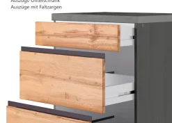 KOCHSTATION Küchenzeile »KS-Riesa« Stellbreite 330 cm, wahlweise mit oder ohne E-Geräte