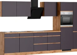 KOCHSTATION Küchenzeile »KS-Riesa« Stellbreite 330 cm, ohne E-Geräte