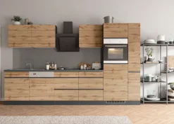 KOCHSTATION Küchenzeile »KS-Riesa« Stellbreite 330 cm, ohne E-Geräte