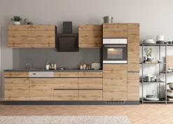 KOCHSTATION Küchenzeile »KS-Riesa« Stellbreite 330 cm, ohne E-Geräte