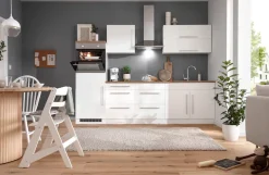 KOCHSTATION Küchenzeile »KS-Samos« Breite 270 cm, wahlweise mit E-Geräten und Induktionskochfeld