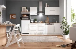 KOCHSTATION Küchenzeile »KS-Samos« Breite 280 cm, wahlweise mit E-Geräten und Induktionskochfeld