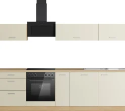KOCHSTATION Küchenzeile »KS-Sion« Breite 270 cm, schnelle Montage mit OPTIsnap, wahlweise mit E-Geräten