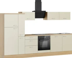 KOCHSTATION Küchenzeile »KS-Sion« Breite 330 cm, schnelle Montage mit OPTIsnap, wahlweise mit E-Geräten