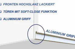 KOCHSTATION Küchenzeile »KS-Sole« Breite 256 cm, mit Regalen und Fächern, ohne E-Geräte