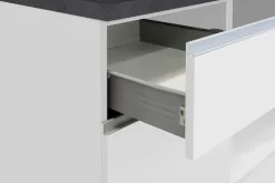 KOCHSTATION Küchenzeile »KS-Sole« Breite 256 cm, mit Regalen und Fächern, ohne E-Geräte