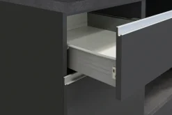 KOCHSTATION Küchenzeile »KS-Sole« Breite 256 cm, mit Regalen und Fächern, ohne E-Geräte