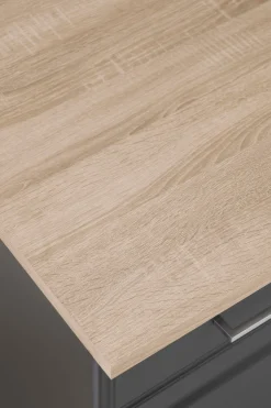 KOCHSTATION Küchenzeile »KS-Stockholm – Küche mit hochwertiger und detailreicher Landhausfront« Breite 280 cm, wahlweise mit E-Geräten,mit MDF-Fronten