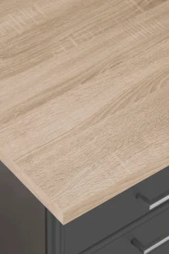 KOCHSTATION Küchenzeile »KS-Stockholm – Küche mit hochwertiger und detailreicher Landhausfront« Breite 360 cm, wahlweise mit E-Geräten,mit MDF-Fronten